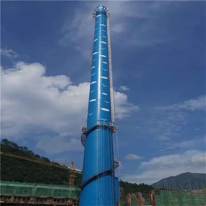 自立式預制雙層煙囪
